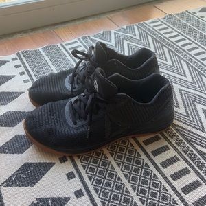 Black & Gum Reebok Nano 7 CrossFit shoe